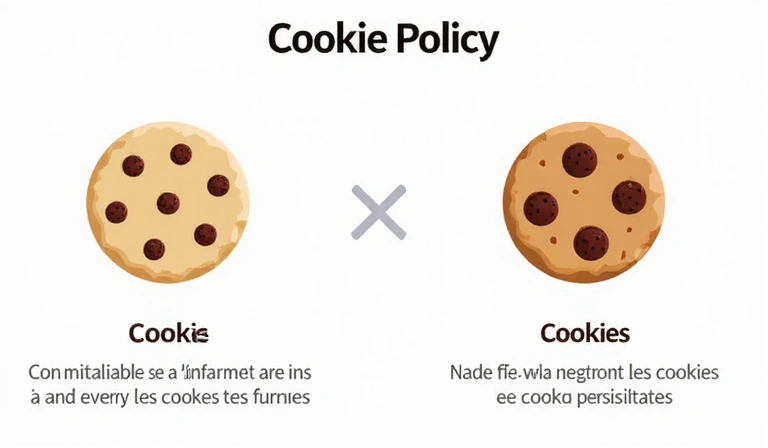 Diagramme montrant la différence entre les cookies de session et les cookies persistants